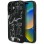 Karl Lagerfeld Grained Pattern &amp;amp; Logo MagSafe Case for iPhone 16 - Black