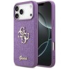 Guess Fixed Glitter Big 4G case for iPhone 17 Pro Max - purple Guess Fixed Glitter Big 4G case for iPhone 17 Pro Max - purple