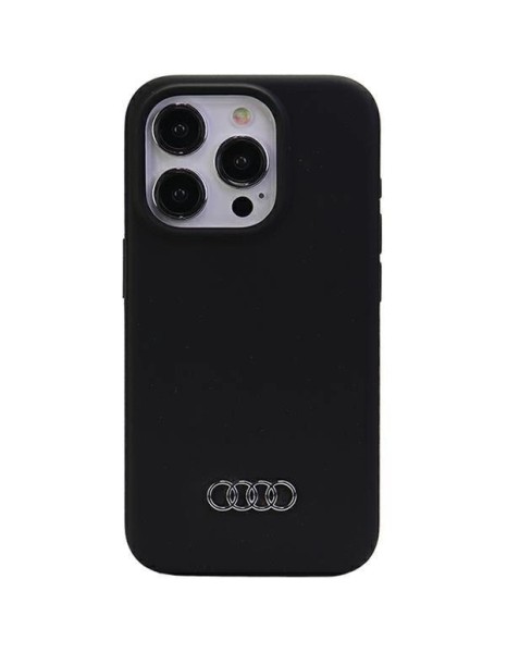 Audi Silicone Case for iPhone 15 Pro Max - black
