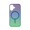 ZAGG Milan Snap Case with MagSafe for iPhone 16 - Green/Purple ZAGG Milan Snap Case with MagSafe for iPhone 16 - Green/Purple