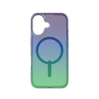 ZAGG Milan Snap Case with MagSafe for iPhone 16 - Green/Purple