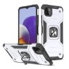 Wozinsky Ring Armor Case Kickstand Tough Rugged Cover for Samsung Galaxy A22 4G silver Wozinsky Ring Armor Case Kickstand Tough Rugged Cover for Samsung Galaxy A22 4G silver