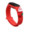 Strap Xmas for Xiaomi Mi Band 3 / 4 Christmas Silicone Strap Bracelet with Sock - Red Strap Xmas for Xiaomi Mi Band 3 / 4 Christmas Silicone Strap Bracelet with Sock - Red