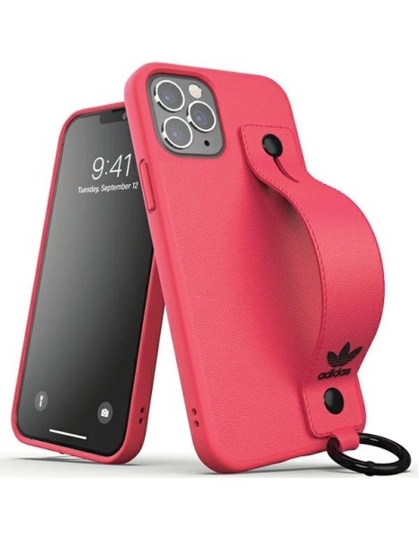 Adidas OR Hand Strap Case for iPhone 12 / iPhone 12 Pro - pink Adidas OR Hand Strap Case for iPhone 12 / iPhone 12 Pro - pink