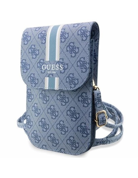 Guess handbag GUWBP4RPSB - blue 4G Stripes