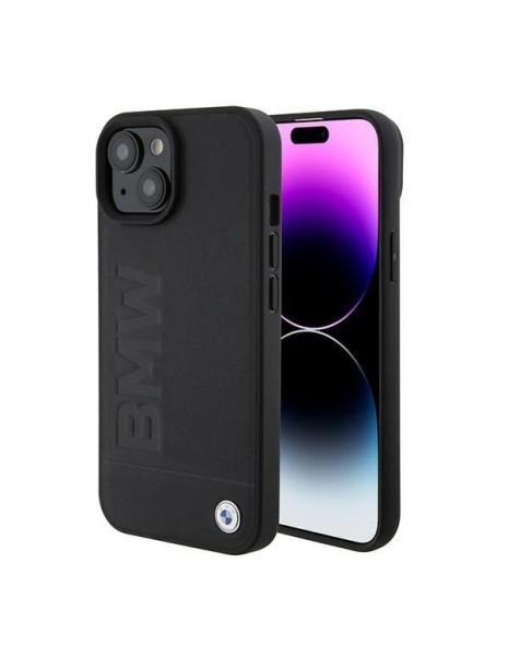 BMW BMHMP15SSLLBK iPhone 15 6.1" black/black Magsafe hardcase Signature Logo Imprint