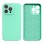 Silicone case iPhone 14 Plus silicone cover mint green