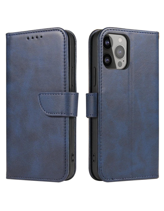 Magnet Case for Samsung S24 Plus with flap and wallet - blue Magnet Case for Samsung S24 Plus with flap and wallet - blue