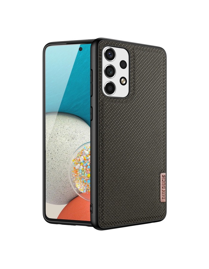 Dux Ducis Fino case is made of nylon material for Samsung Galaxy A73 green Dux Ducis Fino case is made of nylon material for Samsung Galaxy A73 green