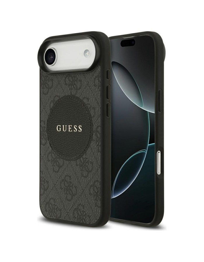 Guess 4G Circle Classic Logo MagSafe case for iPhone Air - black Guess 4G Circle Classic Logo MagSafe case for iPhone Air - black