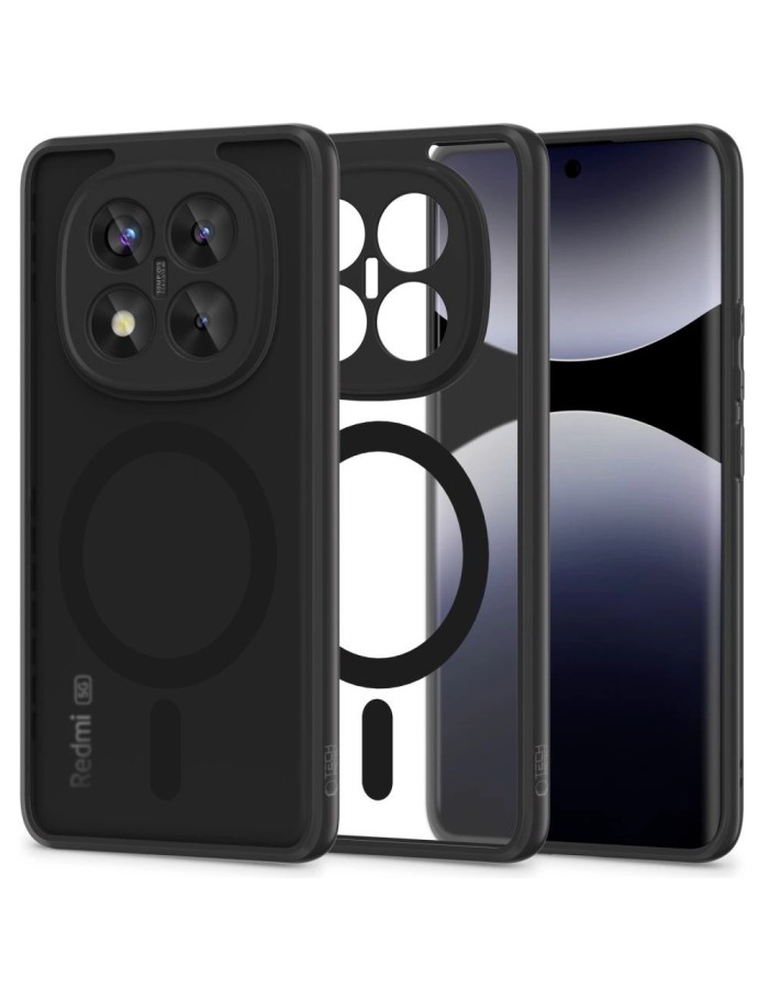Tech-Protect MagMat MagSafe case for Xiaomi Redmi Note 14 Pro+ 5G - matte black Tech-Protect MagMat MagSafe case for Xiaomi Redmi Note 14 Pro+ 5G - matte black