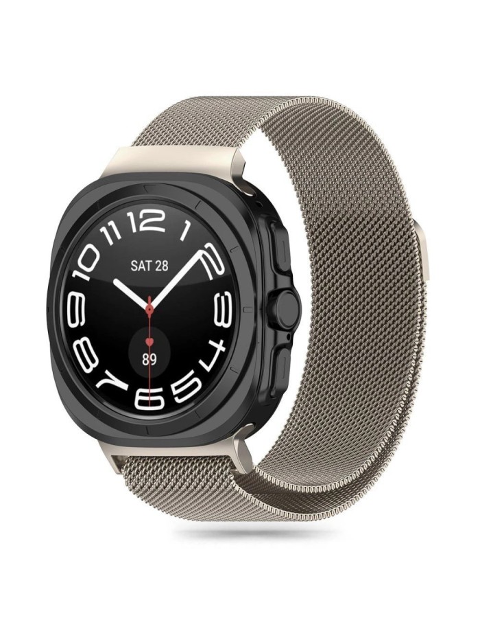 Tech-Protect MilaneseBand for Samsung Galaxy Watch Ultra (47mm) - Beige Tech-Protect MilaneseBand for Samsung Galaxy Watch Ultra (47mm) - Beige