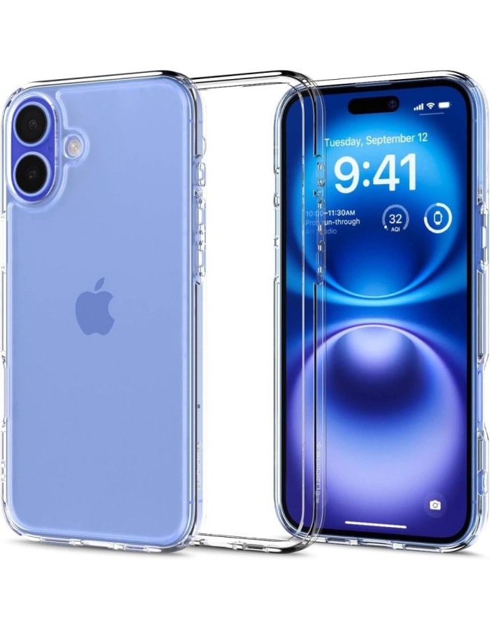 Spigen Ultra Hybrid iPhone 16 Case - Clear