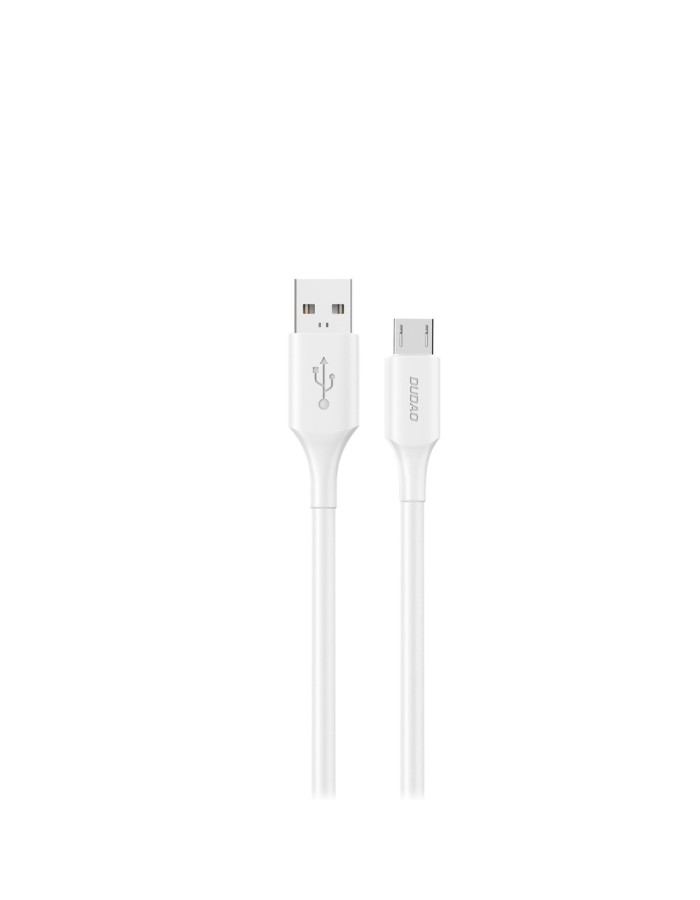 Dudao L2SM USB-A / micro USB 6A cable 1.2 m - white Dudao L2SM USB-A / micro USB 6A cable 1.2 m - white