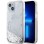 Guess Liquid Glitter Marble case for iPhone 14 - white