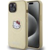 Hello Kitty Leather Kitty Head MagSafe case for iPhone 14 - gold Hello Kitty Leather Kitty Head MagSafe case for iPhone 14 - gold