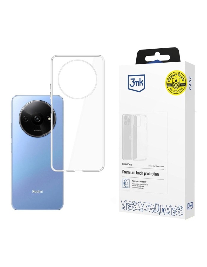 3mk Clear Case for Xiaomi Redmi A3 - transparent