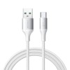 Joyroom S-A28 Flash Series 3A USB-A - USB-C Cable 2m - White Joyroom S-A28 Flash Series 3A USB-A - USB-C Cable 2m - White