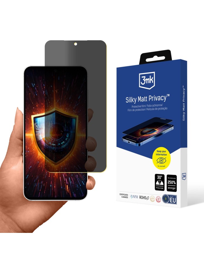 3mk Silky Matt Privacy Screen Protector for Samsung Galaxy S25 FE