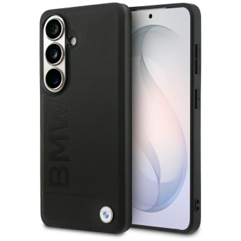 BMW Leather Hot Stamp MagSafe Case for Samsung Galaxy S26 - Black BMW Leather Hot Stamp MagSafe Case for Samsung Galaxy S26 - Black