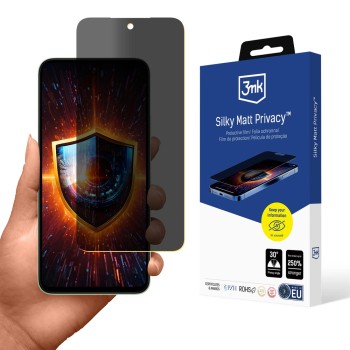 3mk Silky Matt Privacy Screen Protector for Xiaomi Redmi 15 4G / 5G 3mk Silky Matt Privacy Screen Protector for Xiaomi Redmi 15 4G / 5G
