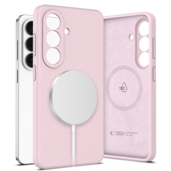 Tech-Protect Silicone MagSafe Case for Samsung Galaxy S26 - Pink Tech-Protect Silicone MagSafe Case for Samsung Galaxy S26 - Pink