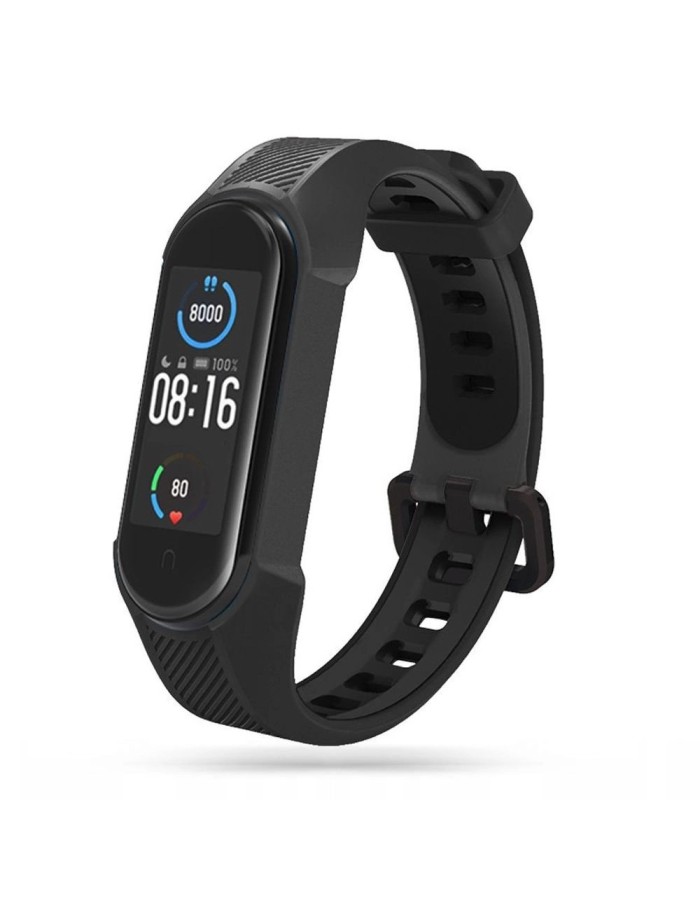 Tech-Protect Armor Strap for Xiaomi Mi Smart Band 5 / 6 / 7 / NFC - Black Tech-Protect Armor Strap for Xiaomi Mi Smart Band 5 / 6 / 7 / NFC - Black