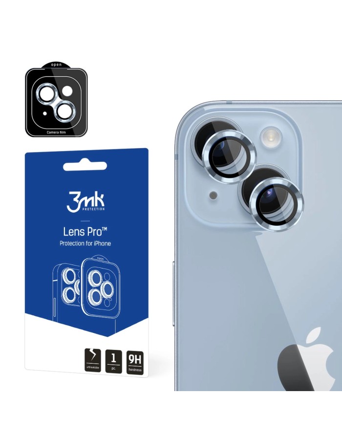 3mk Lens Protection Pro camera cover for iPhone 14 - blue