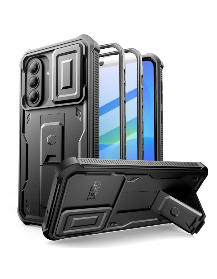 Tech-Protect Kevlar Cam+ 2-Set Case for Samsung Galaxy A36 / A37 5G - Black