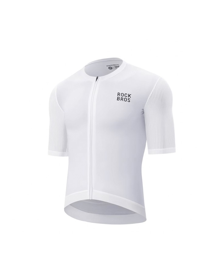 Rockbros 15200025 Short Sleeve Cycling Jersey Size M - White
