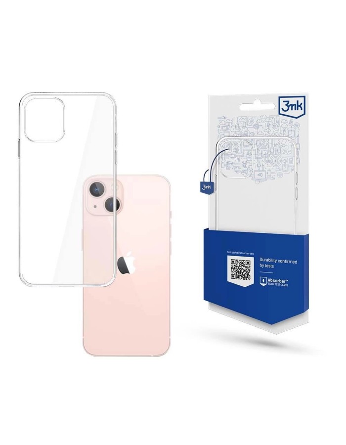Case for iPhone 14 silicone from the 3mk Clear Case series - transparent