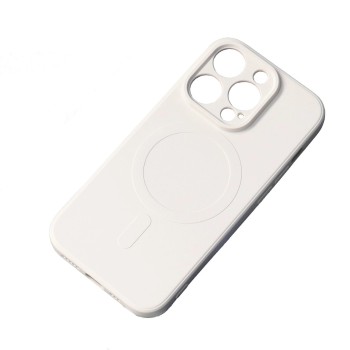 Silicone Case with MagSafe for iPhone 16e / 17e - Beige Silicone Case with MagSafe for iPhone 16e / 17e - Beige