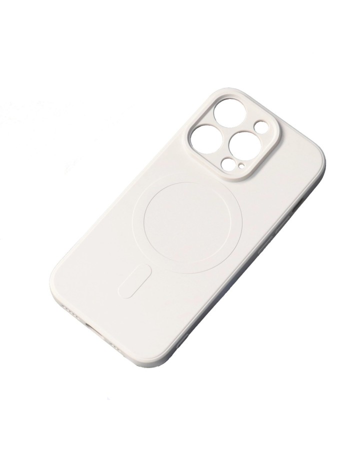Samsung Galaxy A16 5G Silicone Case with MagSafe - Beige Samsung Galaxy A16 5G Silicone Case with MagSafe - Beige