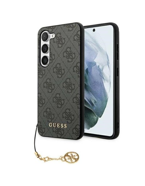 Guess 4G Charms Collection case for Samsung Galaxy A35 - black Guess 4G Charms Collection case for Samsung Galaxy A35 - black