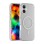 Magnetic Abrasive iPhone 17 Case Compatible with MagSafe - Matte White