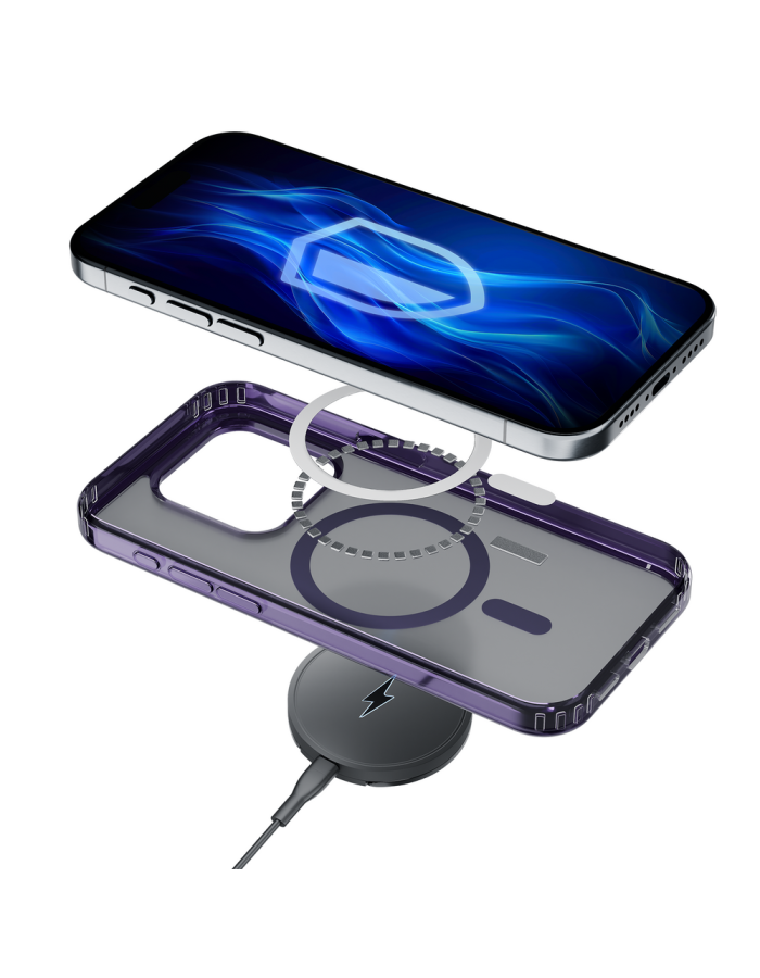 3mk Frosty MagCase Purple Case for Apple iPhone 14 Pro Max - purple