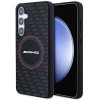 AMG Silicone Carbon Pattern MagSafe case for Samsung Galaxy S24 - black AMG Silicone Carbon Pattern MagSafe case for Samsung Galaxy S24 - black