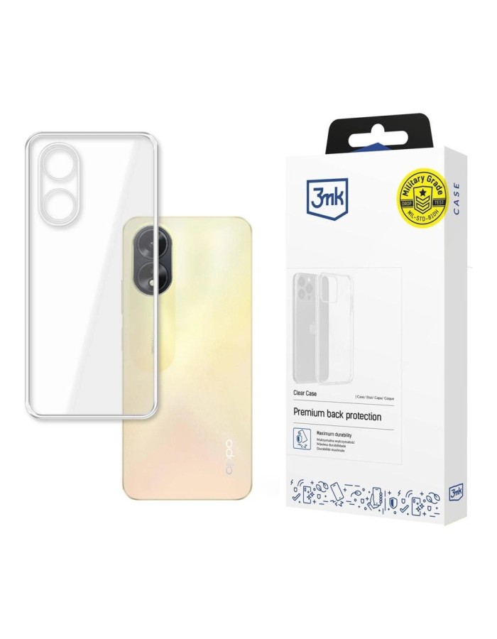3mk Clear Case for Oppo A38 - transparent