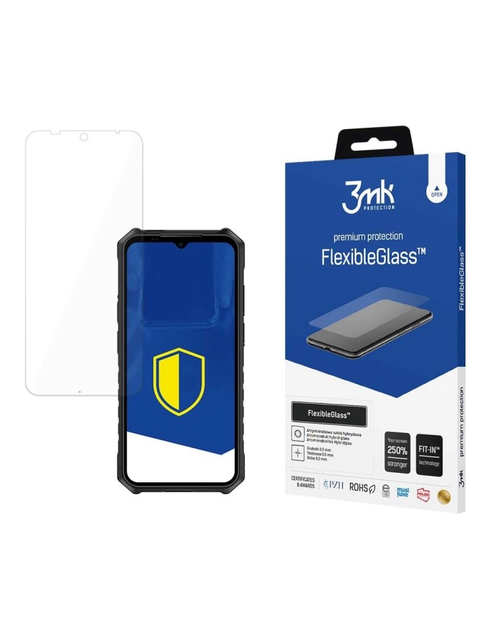 3mk FlexibleGlass™ hybrid glass on Hammer Iron V