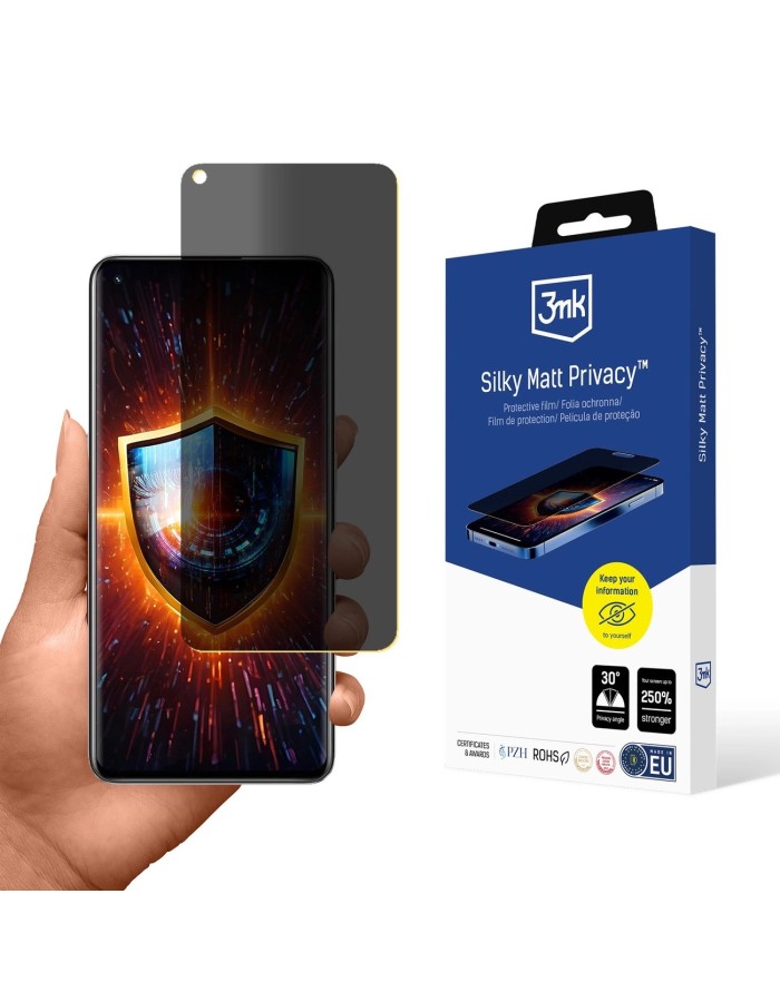 3mk Silky Matt Privacy Privacy Screen Protector for Realme GT Neo 3T