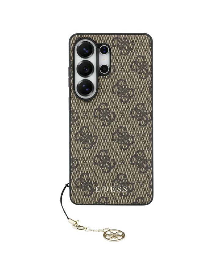 Guess 4G Classic Logo Charm MagSafe Case for Samsung Galaxy S26 Ultra - Brown Guess 4G Classic Logo Charm MagSafe Case for Samsung Galaxy S26 Ultra - Brown