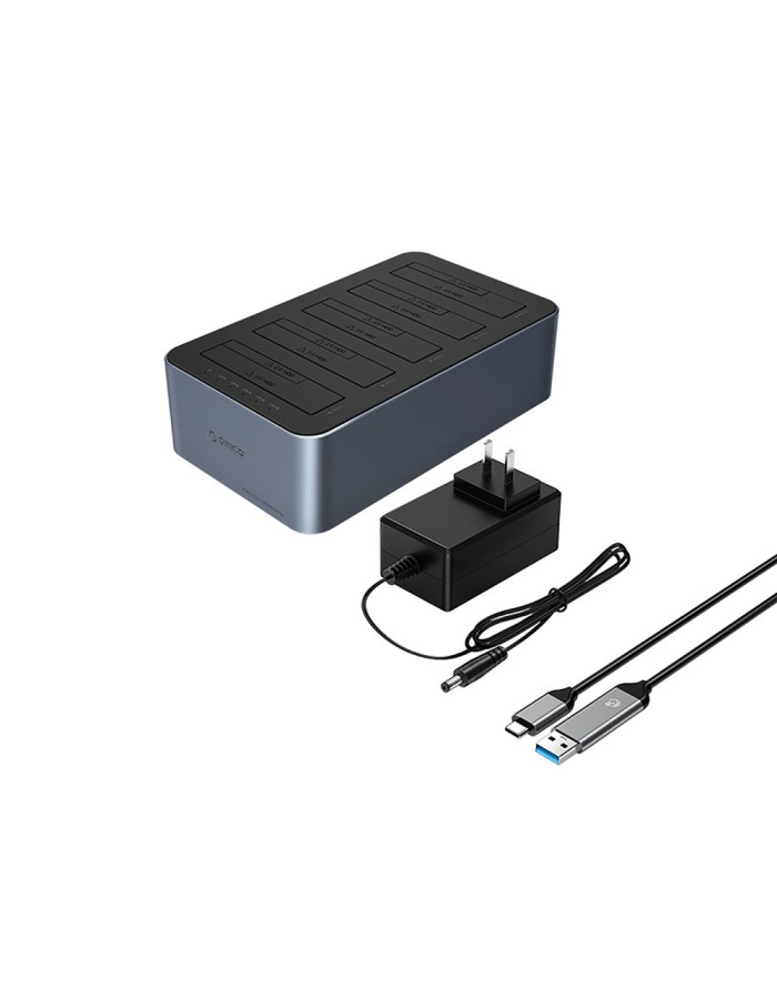 Orico 6656C3-C 5-Bay Docking Station with Offline Clone Function 2.5"/3.5" SATA HDD/SSD - Gray Orico 6656C3-C 5-Bay Docking Station with Offline Clone Function 2.5"/3.5" SATA HDD/SSD - Gray