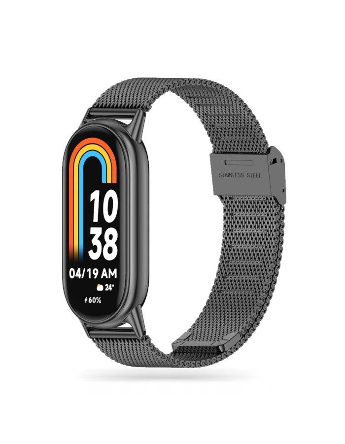 Tech-Protect MilaneseBand Strap for Xiaomi Smart Band 8 / 8 NFC - Black Tech-Protect MilaneseBand Strap for Xiaomi Smart Band 8 / 8 NFC - Black