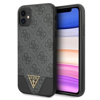 Guess 4G Triangle Collection case for iPhone 11 6.1" / Xr - gray