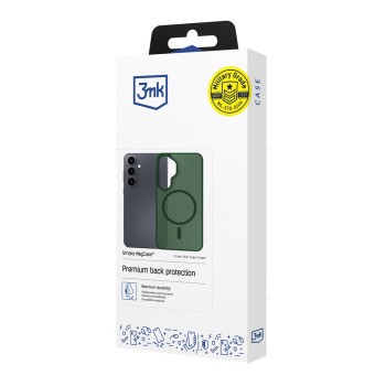 3mk Smoke MagCase for Samsung Galaxy S25 Ultra - Green-Translucent 3mk Smoke MagCase for Samsung Galaxy S25 Ultra - Green-Translucent