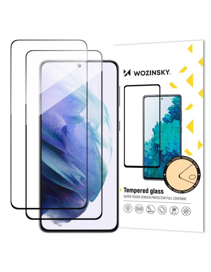 Wozinsky Full Glue Tempered Glass for Samsung Galaxy S23, 2-pack