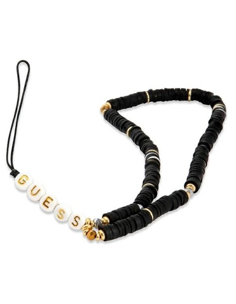 Guess pendant GUSTPEARK Phone Strap black/black Heishi Beads Guess pendant GUSTPEARK Phone Strap black/black Heishi Beads