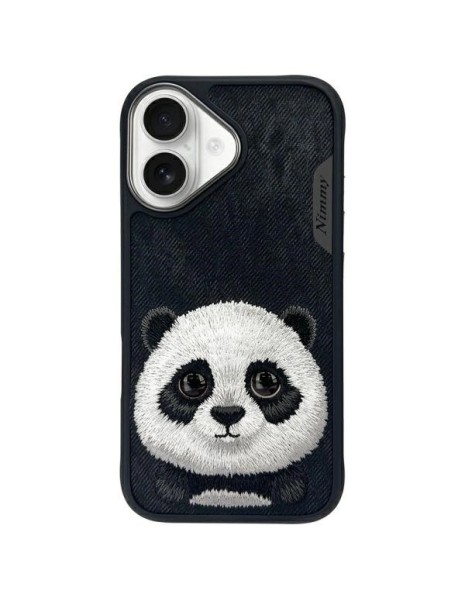 Nimmy Big Eyed Pet 2.0 Panda case for iPhone 16 - black