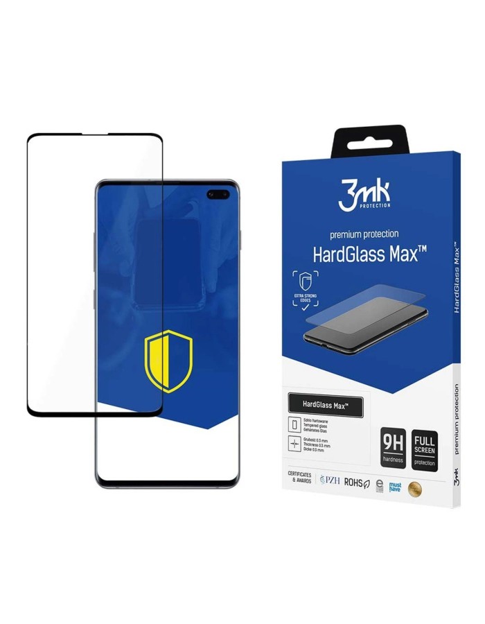 Tempered glass 3mk HardGlass Max FingerPrint for Samsung Galaxy S10 Plus Tempered glass 3mk HardGlass Max FingerPrint for Samsung Galaxy S10 Plus