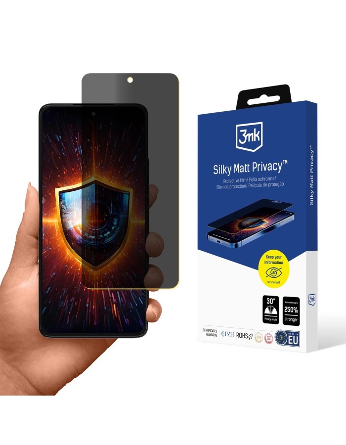 3mk Silky Matt Privacy Matte Privacy Screen Protector for Motorola Edge 30